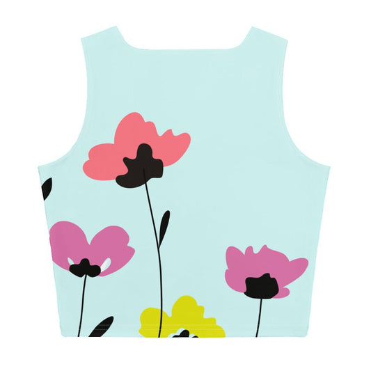 Crop - Top - Flowers - Velvista