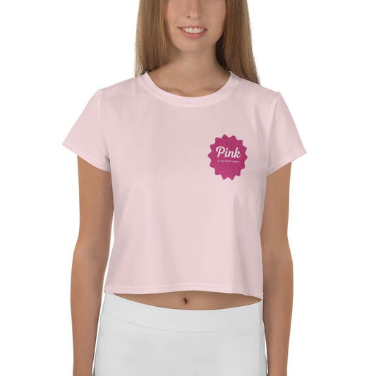 Crop - Top - pink is my inner feeling - Velvista