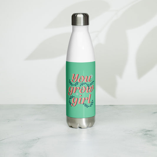 Edelstahl Trinkflasche - you grow girl - Velvista