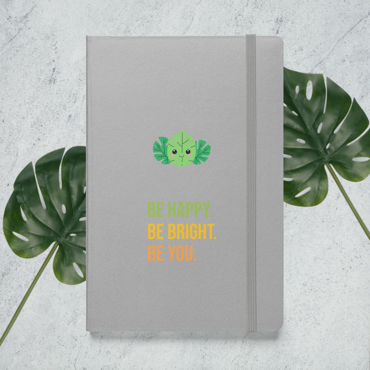 Hardcover Notizbuch Journal - happy monstera - Velvista