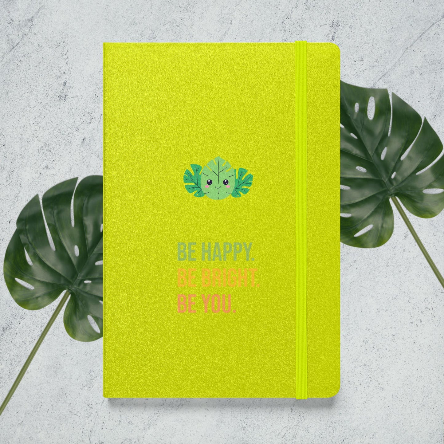 Hardcover Notizbuch Journal - happy monstera - Velvista