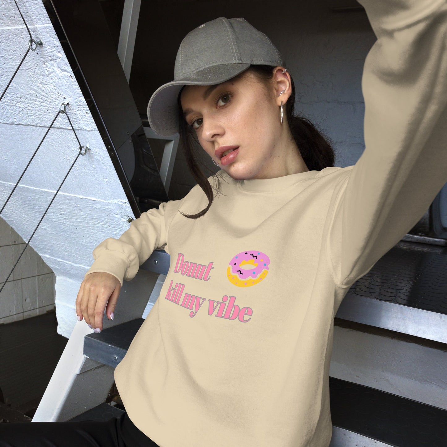 Sweatshirt Hoodie Donut - Velvista