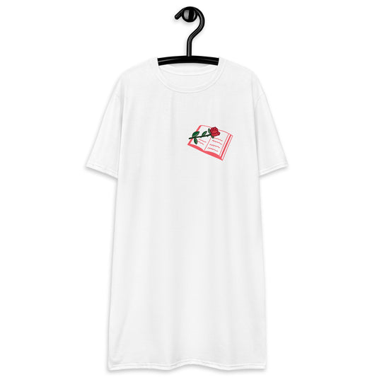 T-shirt dress - roses - Velvista